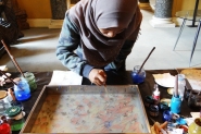 Turkish Cultural Day-Ebru Art workshop