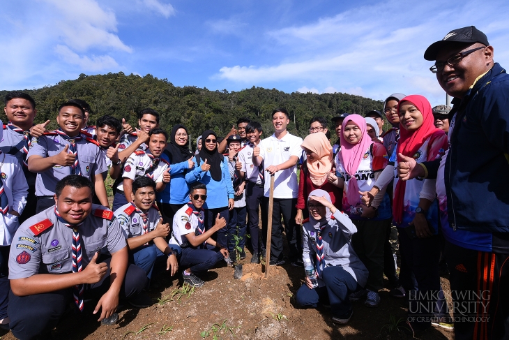 Limkokwing students ‘Go Green’ at Sungai Ichat PRFs