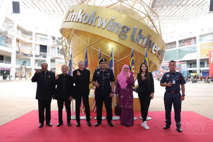 Limkokwing staff and students join hands with students from orphanages to leave their handprints on Founder’s Day celebrations