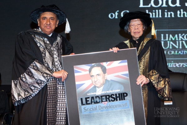 Lord Sheikh’s Honorary Doctorate Presentation