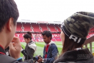 Global Classroom students visit the Manchester United Stadium