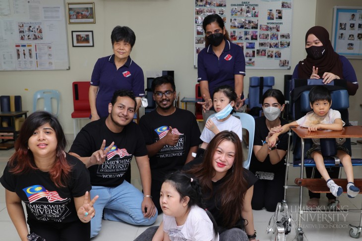 Limkokwing Student Volunteers Bring Cheer to PWD (Persons  with Disabilities) Centres in Klang Valley