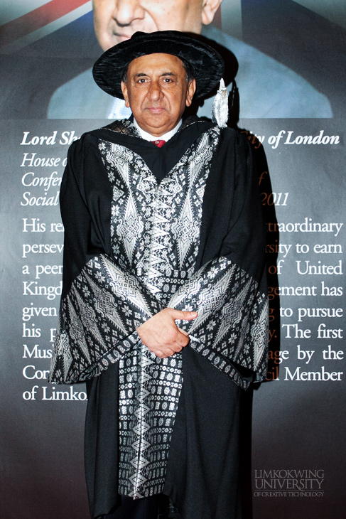 Lord Sheikh’s Honorary Doctorate Presentation