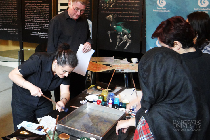 Turkish Cultural Day-Ebru Art workshop