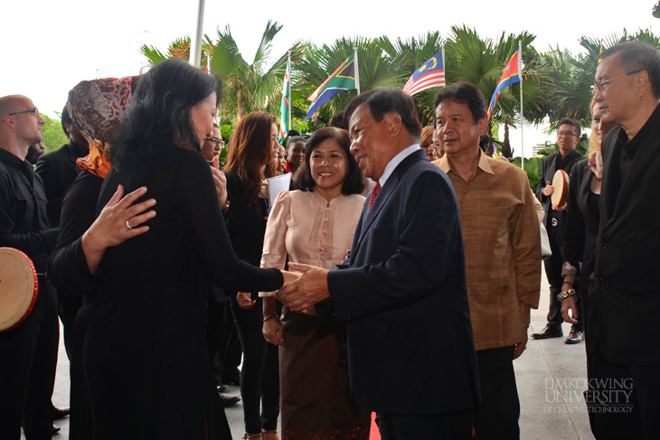 Vice Minister of Industry & Commerce, Laos Visits Limkokwing