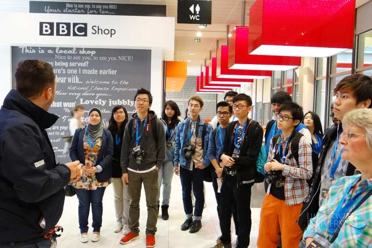 Limkokwing Global Classroom students tour BBC