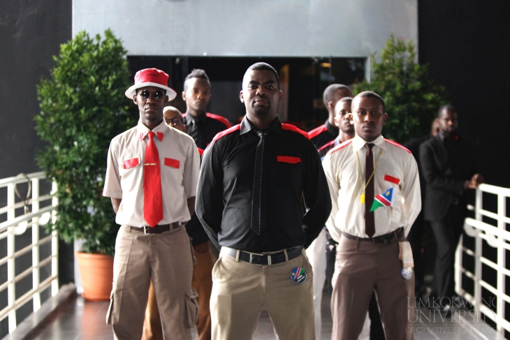 Namibian traditional marching band