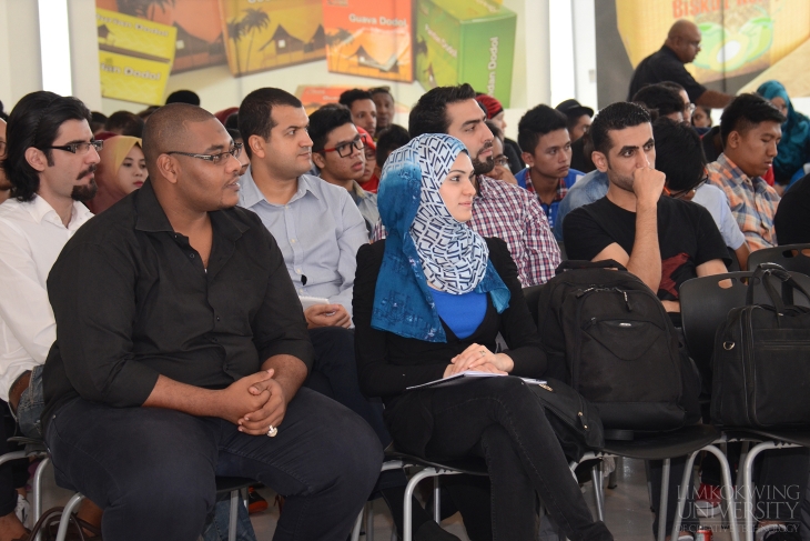 Limkokwing’s Faculty of Business Management & Globalization and Faculty of Architecture & The Built Environment students attended the talk on 19th May 2014