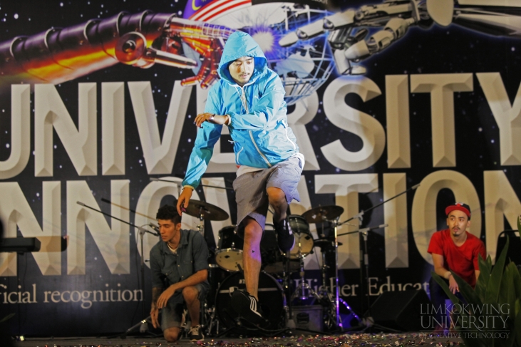 Hip hop dance show by Limkokwing students