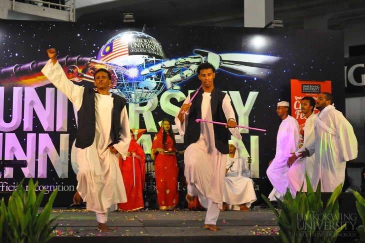 Dance representing the country of Sudan