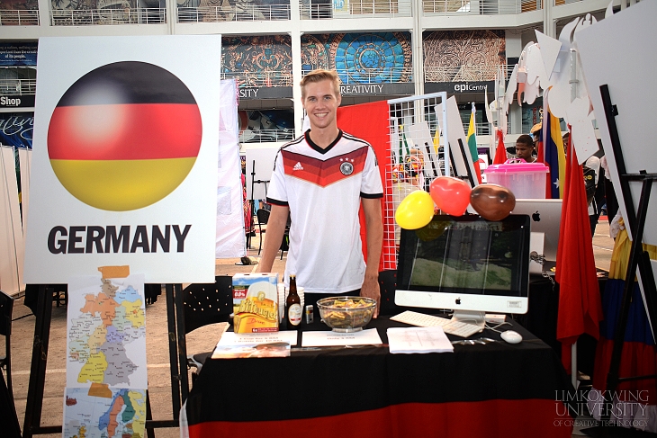 Germany's booth