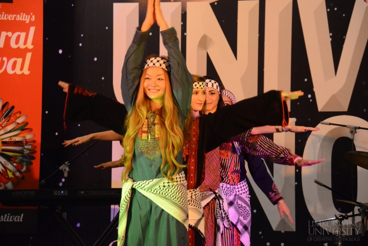 Lively performances by Limkokwing's students on stage