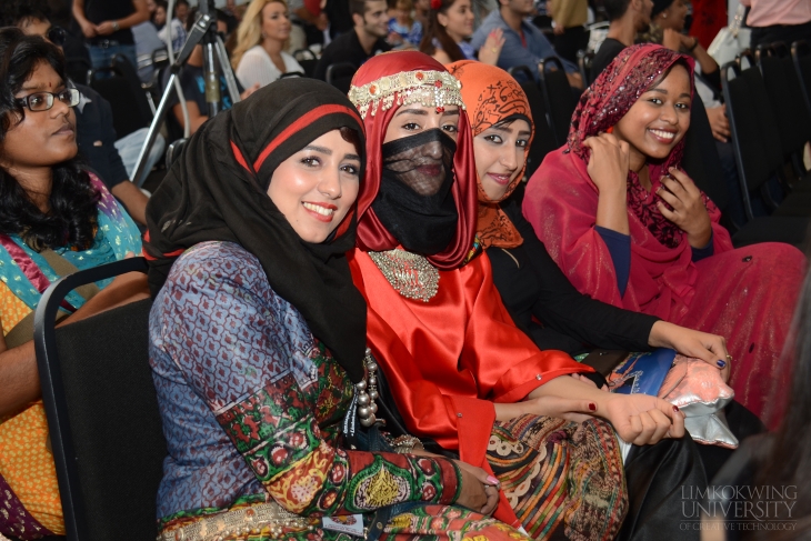 Students during the cultural night performances