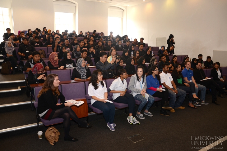 They were able to mingle with and spend the day with these students, learning firsthand what is required when studying at a British university