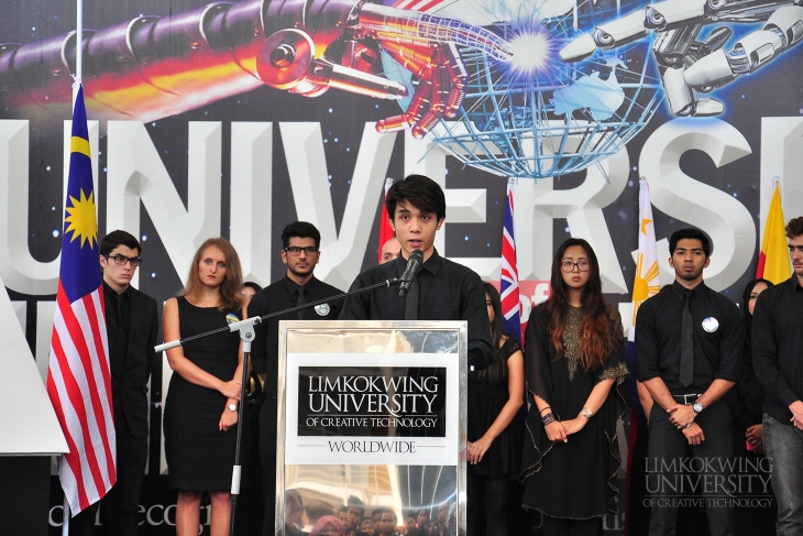 Limkokwing University mourns MH17_002