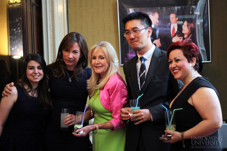 More of the many elegant and notable London dignitaries at the reception