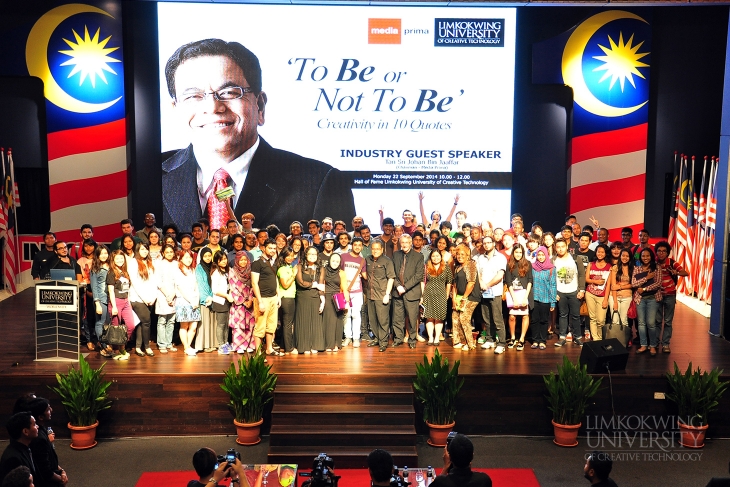 Famed journalist Johan Jaafar quotes Shakespeare to inspire Limkokwing students_004