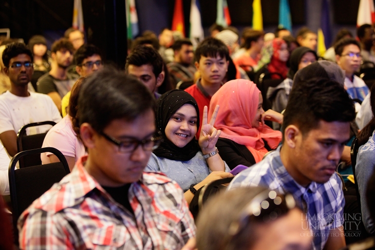 Some of the audience of the festival