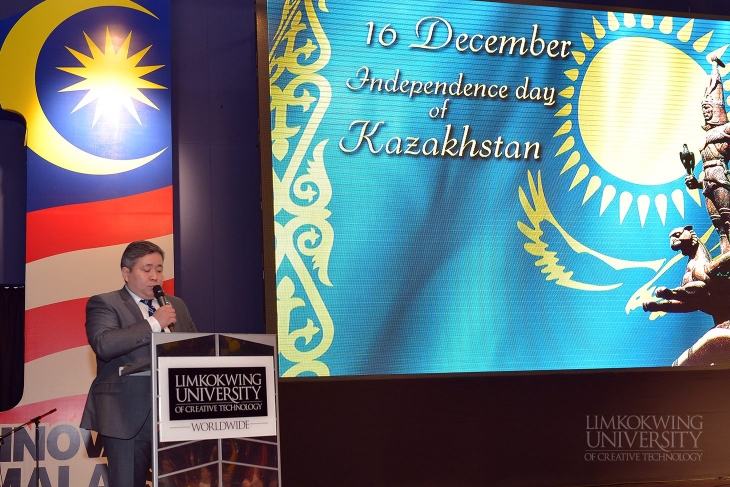 Kazakhstani students gather in Limkokwing University to celebrate their Independence Day_002