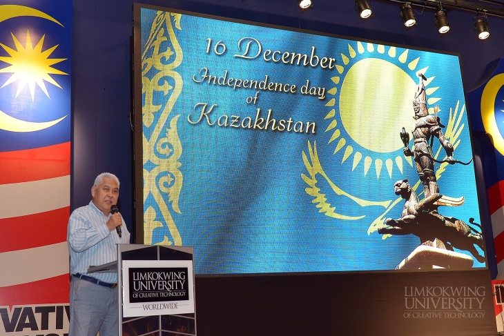 Kazakhstani students gather in Limkokwing University to celebrate their Independence Day_003