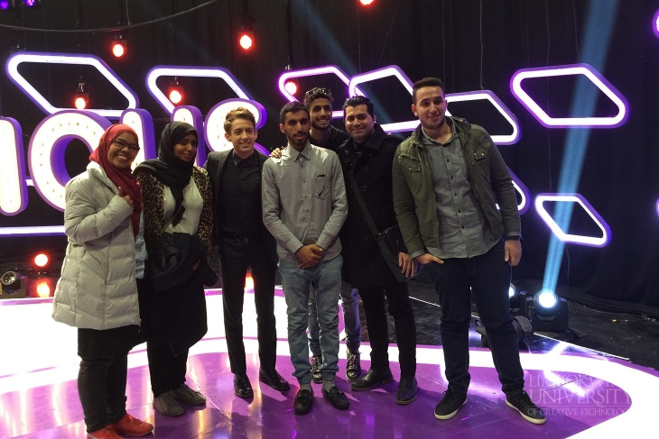 Students attend live TV show production at Elstree Studios_002