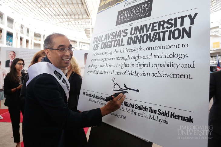 Limkokwing University launches National Training Centre for Digital Media_002