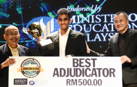 Best Adjudicator - Thevesh Theva