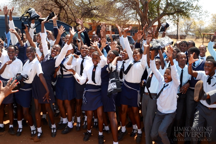 The students were excited about the technology upgrade in their school