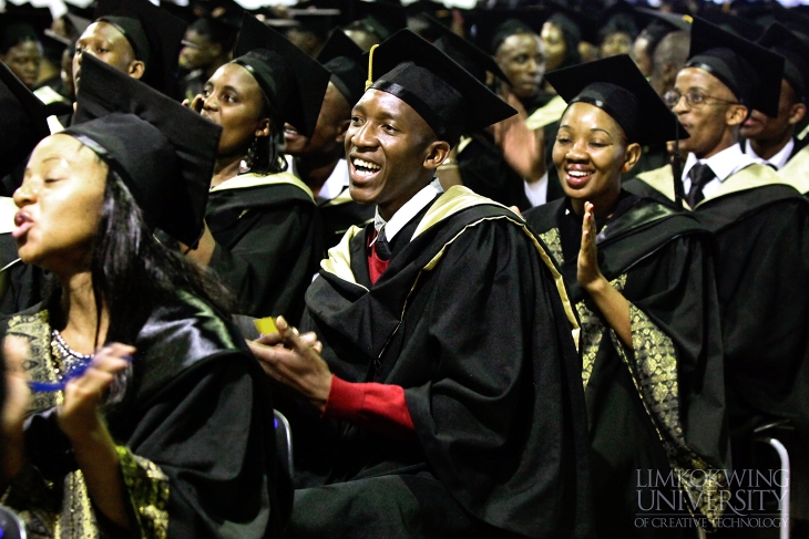 Graduates happy about their big day