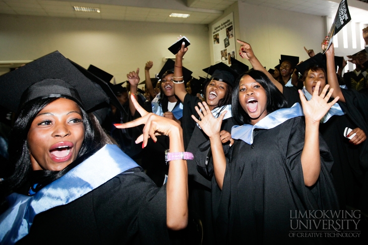 The excited graduates