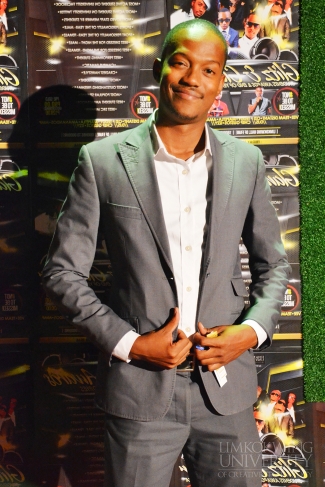 Duma FM Presenter Joey Mothibi at the red carpet