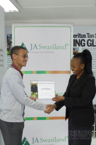 Limkokwing Swaziland hosts Junior Achievement’s Job Shadow Students_002