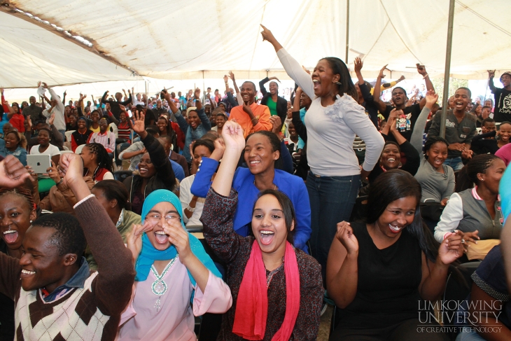 Another photo of the students participating in the orientation activities