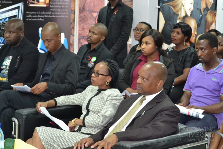 Invited Guests and Limkokwing Swaziland staff during the event