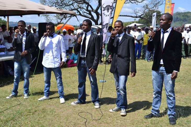 "You will never walk alone"...Limkokwing Tenors were a marvel to watch as they officially close the event with a song