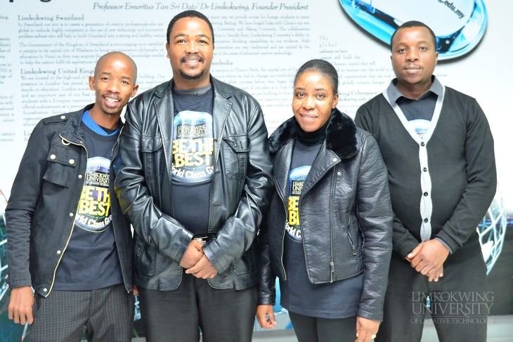 Limkokwing University staff at the ceremony