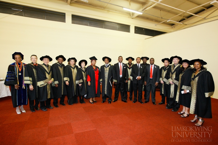 Limkokwing University staff with some VIP guests