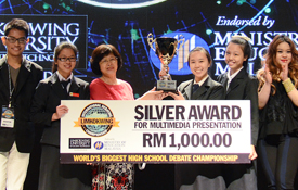 Silver Award For Multimedia Presentation - SMK Kuching High