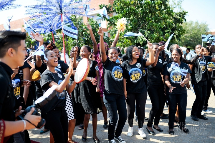 The President of Botswana visits Limkokwing University_001