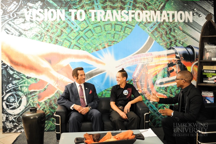 The President of Botswana visits Limkokwing University_005