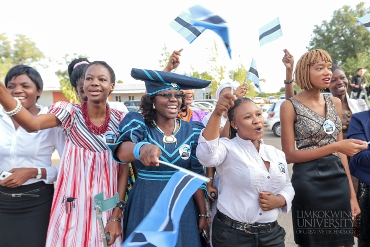 The President of Botswana visits Limkokwing University_008