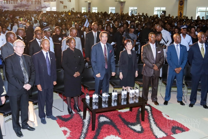 The President of Botswana visits Limkokwing University_015